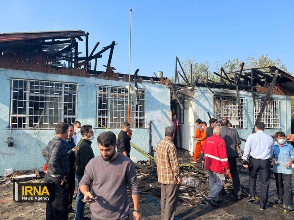 1699033672 814 تصاویر دردناک از حادثه مرگبار کمپ ترک اعتیاد لنگرود عکس