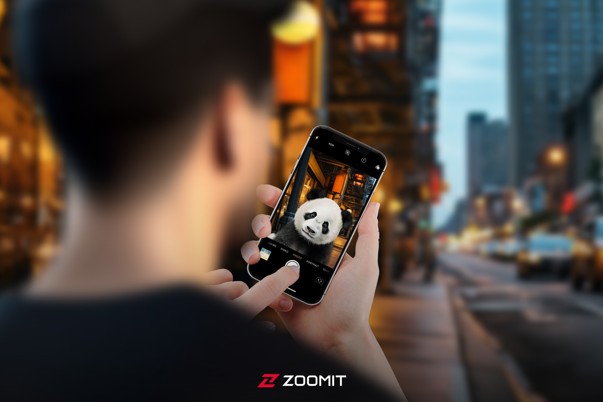 سلفی آیفون پاندا - سلفی با دوربین آیفون‌های جدید