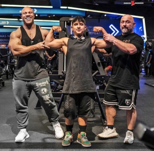 فیگور زیبای بدنسازی پسر هادی چوپان ؛ ادامه راه پدر (عکس)