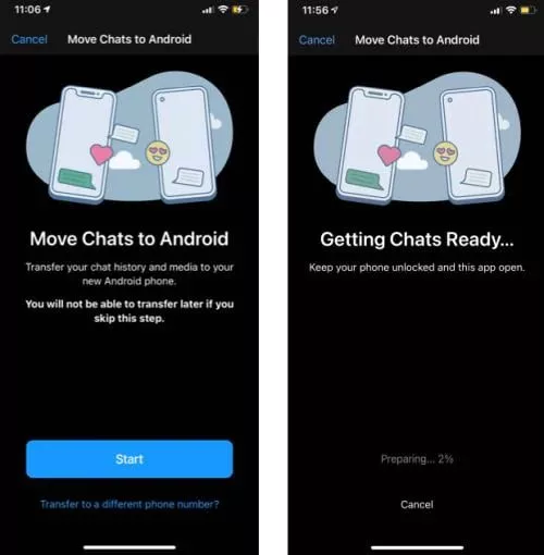 1726868254 990 نحوه انتقال واتساپ به گوشی جدید بدون پاک شدن اطلاعات.webp