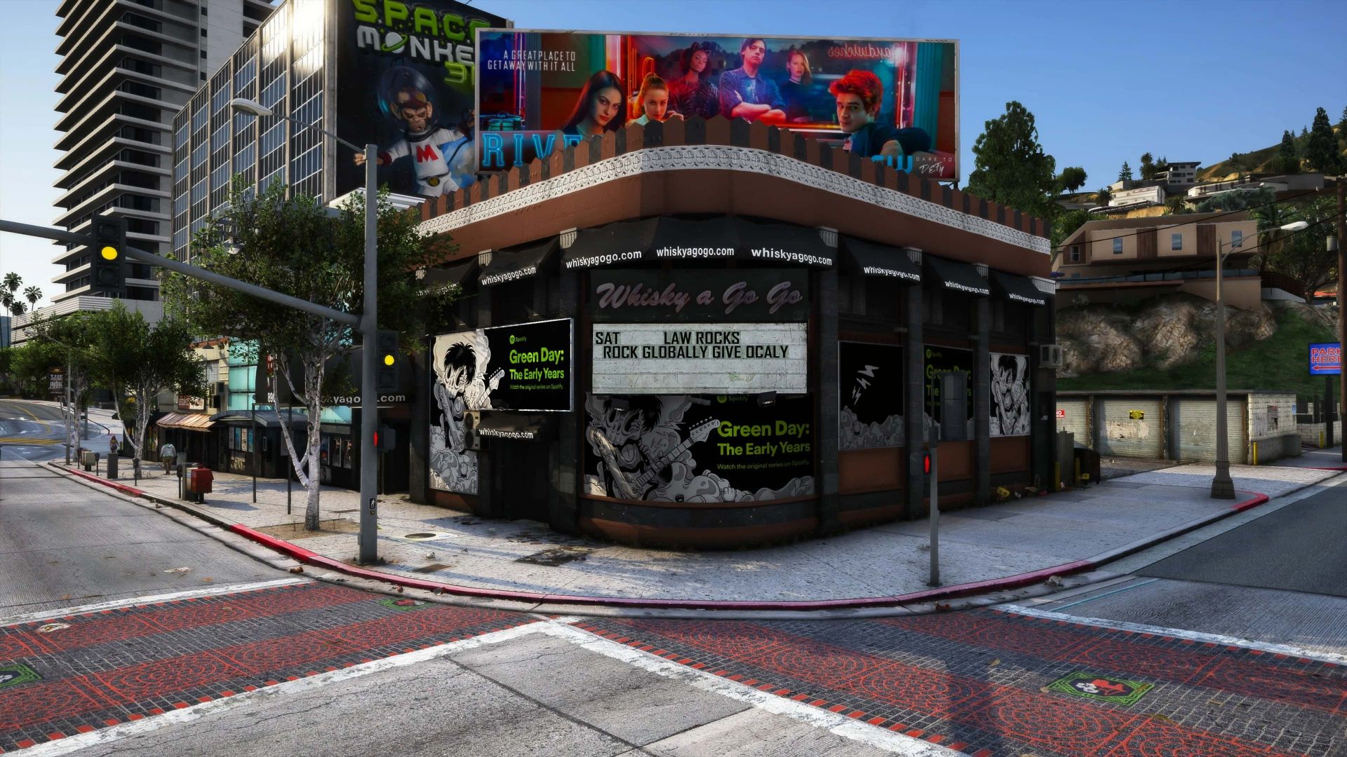 نمای یک ساختمان در بازی GTA 5