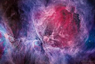 سحابی بزرگ شکارچی یا سحابی جبار با نام رسمی M42