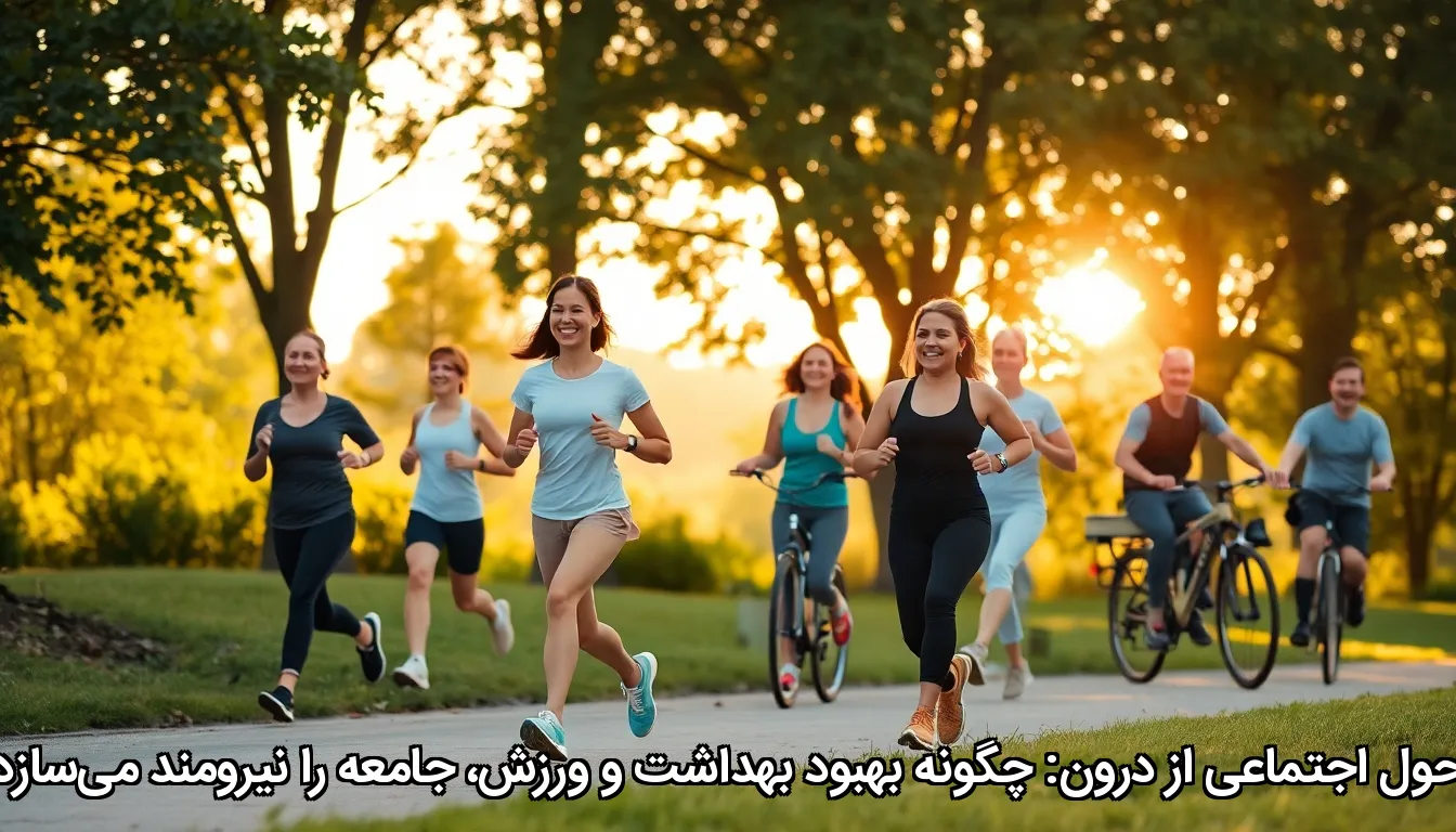 تحول اجتماعی از درون: چگونه بهبود بهداشت و ورزش، جامعه را نیرومند می‌سازد؟