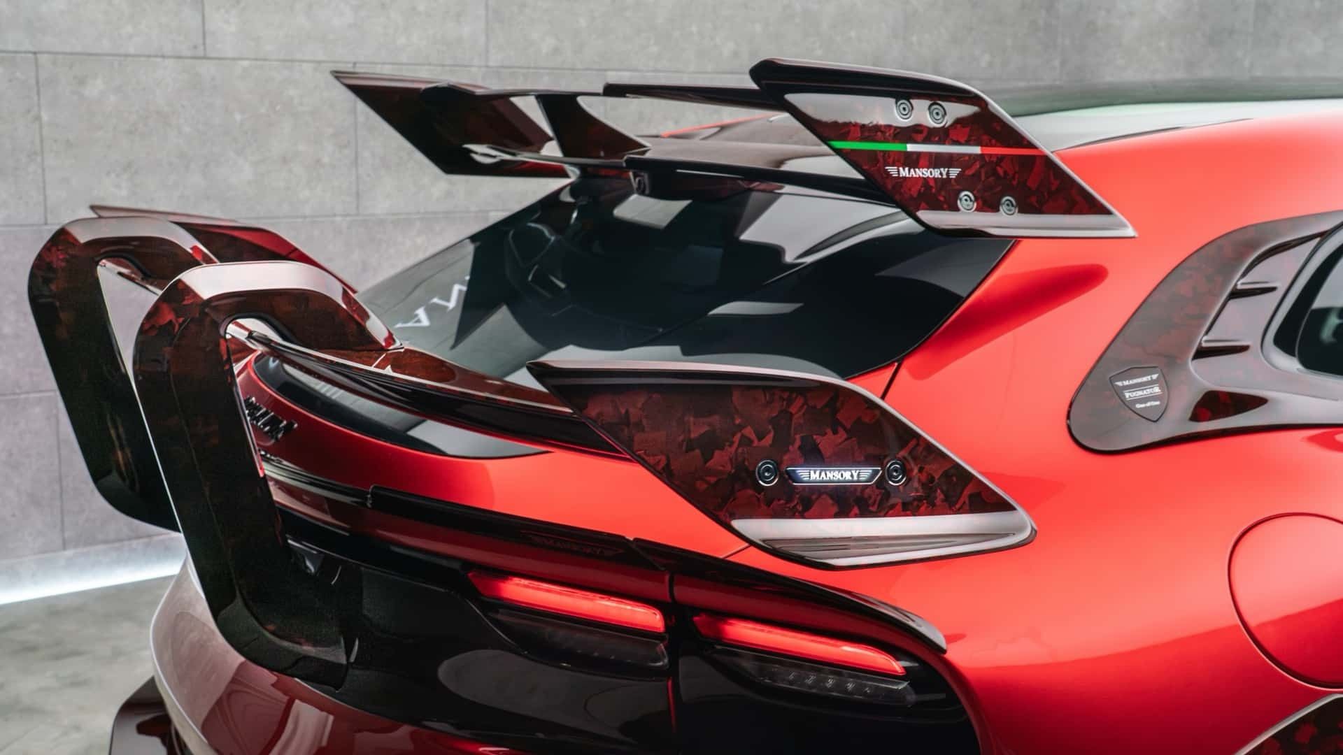 اسپویلر عقب خودرو فراری پوروسانگوئه منصوری