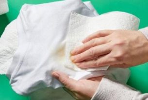 ابداع روش جدید پاک کردن لکه زرد سرسخت از روی لباس سفید